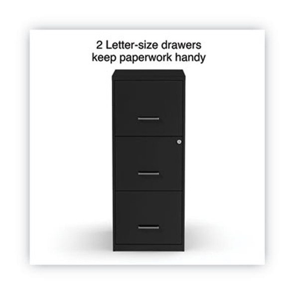 CABINET,3 DRAWER VERTI,BK
