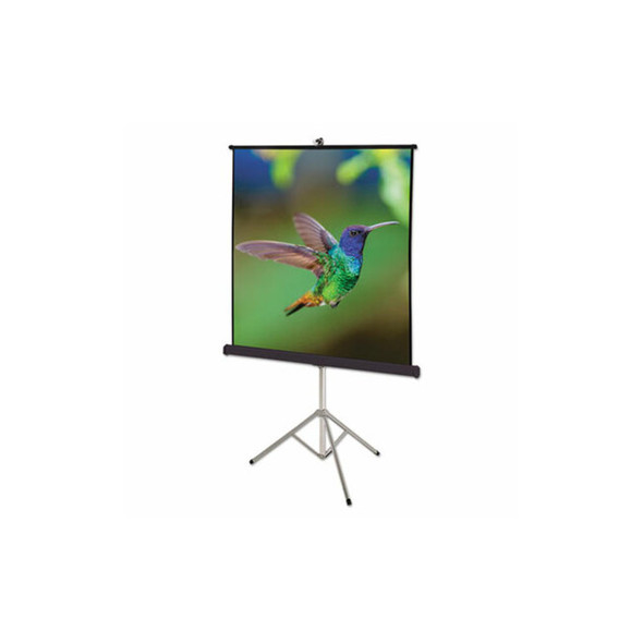 Quartet® Portable Tripod Projection Screen, 70 X 70, White Matte Finish 570S