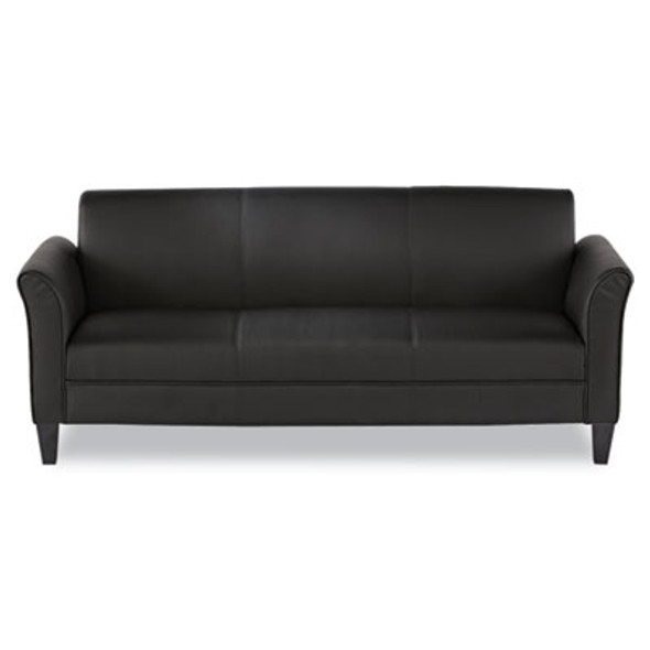 Alera® SOFA,LEATHER,BK ALERL21LS10B
