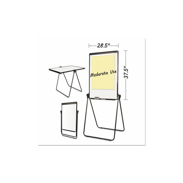 MasterVision® EASEL,TO-TABLE,MELAMNE,BK EA14000583MV