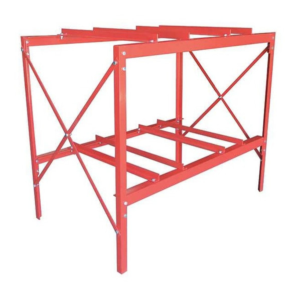 Dayton Drum Rack,55 gal,Dia. 23 1/2in,Red 31CA29