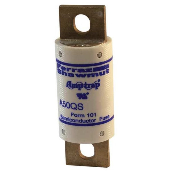 Mersen Semiconductor Fuse, 150A, Fast-Acting, 500V AC, Bolt-On A50QS150-4Y
