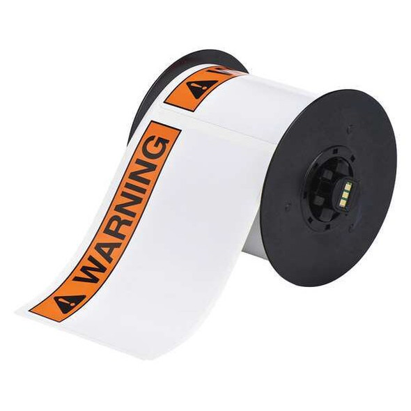 Brady Label, Black/Orange, Labels/Roll: 300 B30-241-595-ANSIWA
