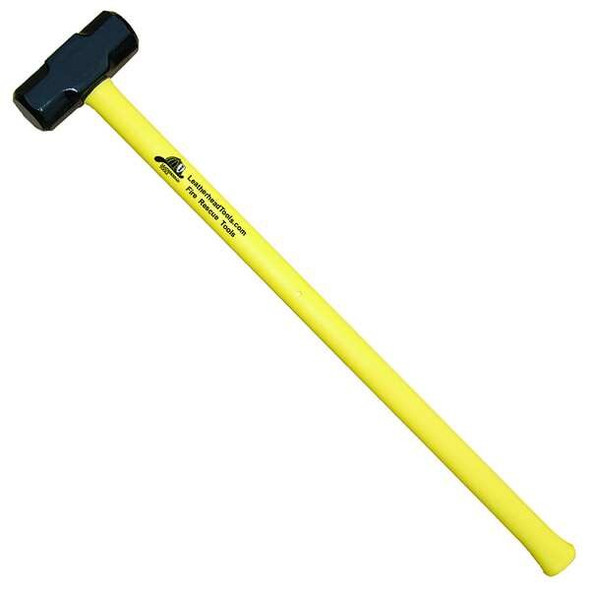 Sledge Hammer, 36" Yellow Fiberglass Handle, 10 lb. Head