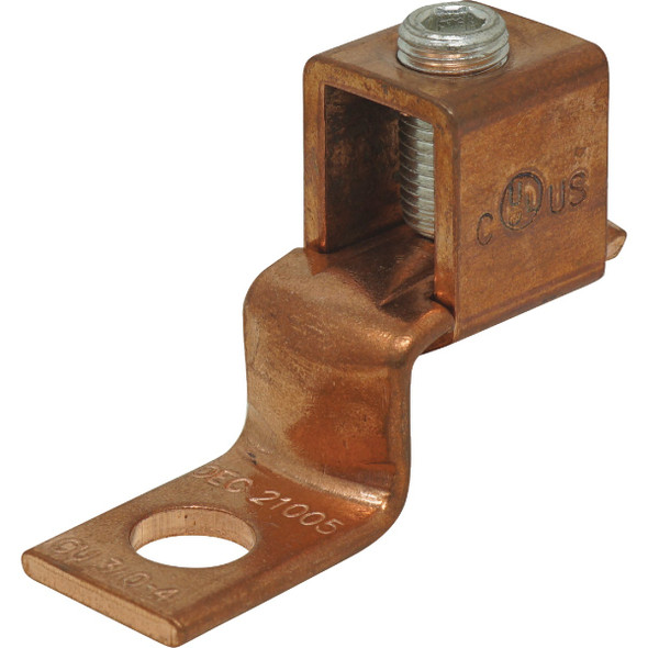 Southwire #4 to 3/0AWG Copper Offset Tongue Lug ( 2-Pack) 65178040