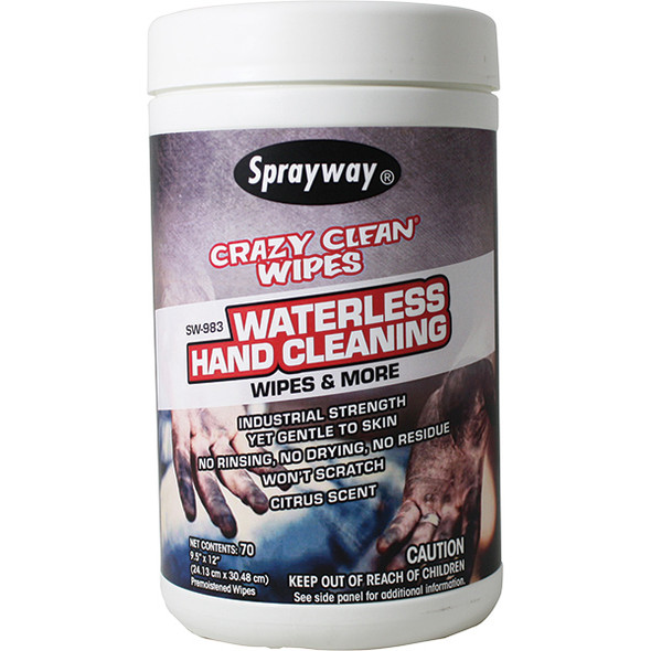 Sprayway® Crazy Clean Wipes