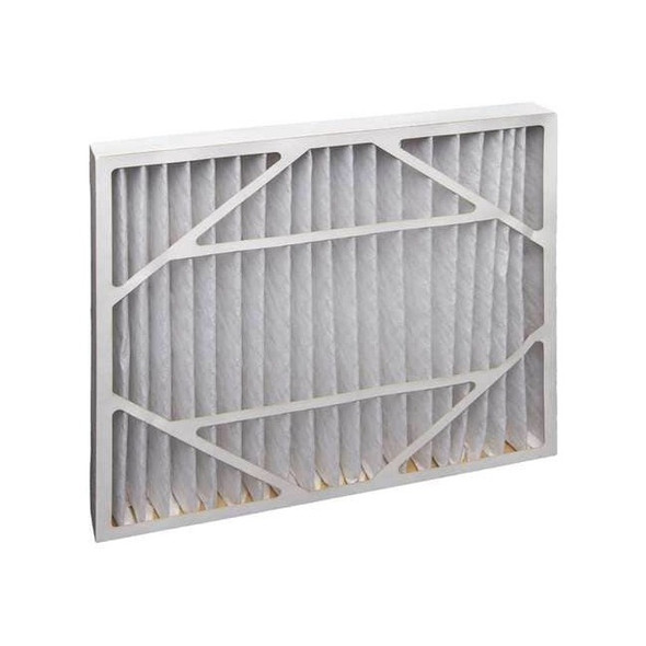 19x21x2 Pleated Air Filter, Non-Woven Media, MERV 8, 3.0 Micron, 6 PK
