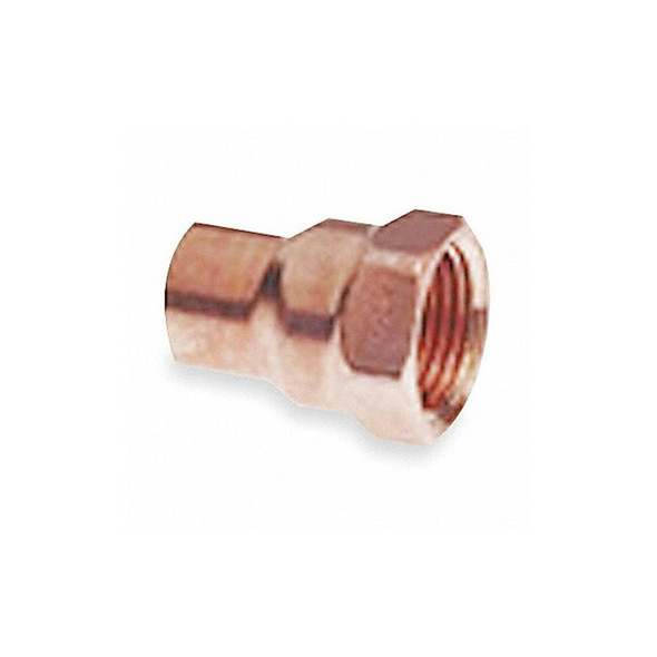 Nibco 1/8" NOM C x 1/4" FNPT Copper Reducing Adapter 603R 1/8x1/4