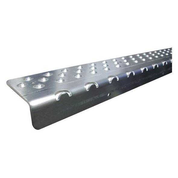 Handi Treads Stair Nosing Aluminum Silver, 36 in W x 1/4 in Thick NSN122736SL0