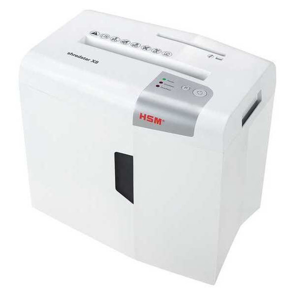 Hsm Paper Shredder, Cross-Cut Style shredstar X8