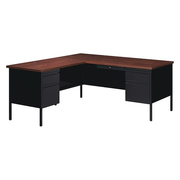 Hirsh L Shaped Desk L-Shape Desk, 72" D X 29-1/2" H, 66" W X 20453