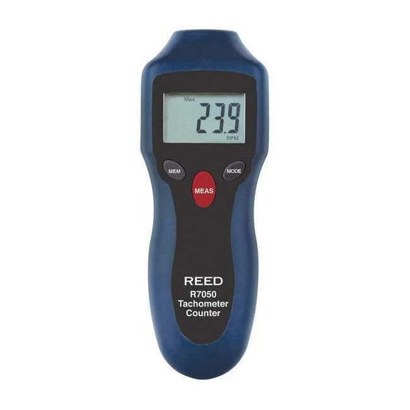 Reed Instruments Compact Photo Tachometer and Counter R7050