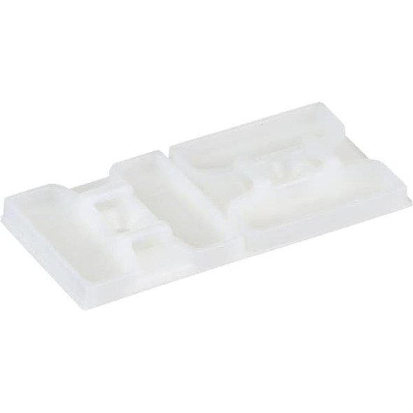 Panduit Cable Tie Base,2 Way,Natural,PK100 ABMS-A-C Panduit Cable Tie Base,2 Way,Natural,PK100 ABMS-A-C