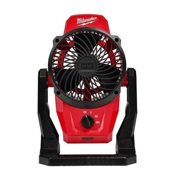 Milwaukee Tool Jobsite Fan, 6" Dia, 12V DC, 400 cfm 0820-20