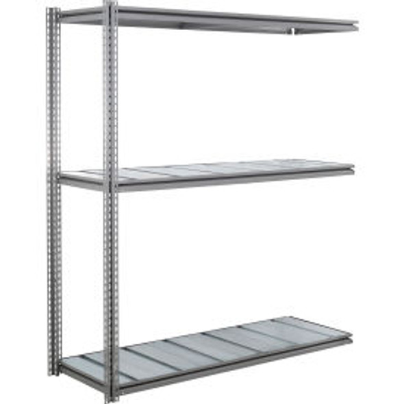 Global Industrial 3 Shelf Heavy Duty Boltless Shelving Z Beam Add On 72Wx24Dx96H