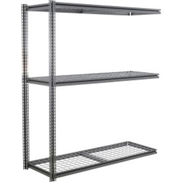 Global Industrial 3 Shelf Heavy Duty Boltless Shelving Z Beam Add On 72Wx24Dx96H