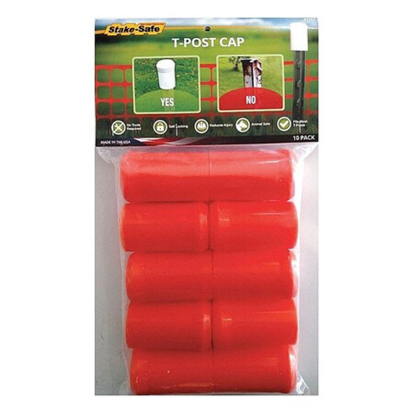 Manufacturer Varies Post Cap,Orange,2" dia.,PK10 1007O