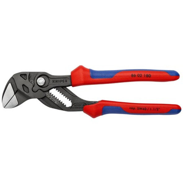 Knipex Pliers Wrenches,Tongue/Groove,180 mm L 86 02 180