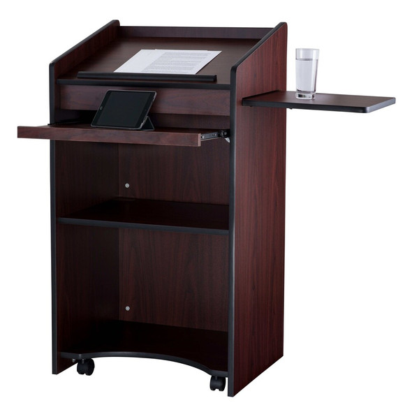 Oklahoma Sound Floor Lectern w-Two Shelves 600-MY