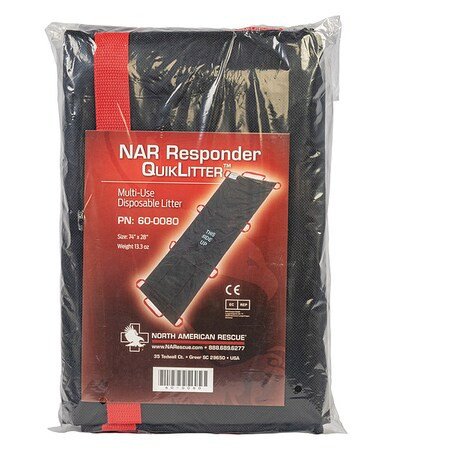 North American Rescue Rescue Mat,Black/Red,500 lb 60-0080