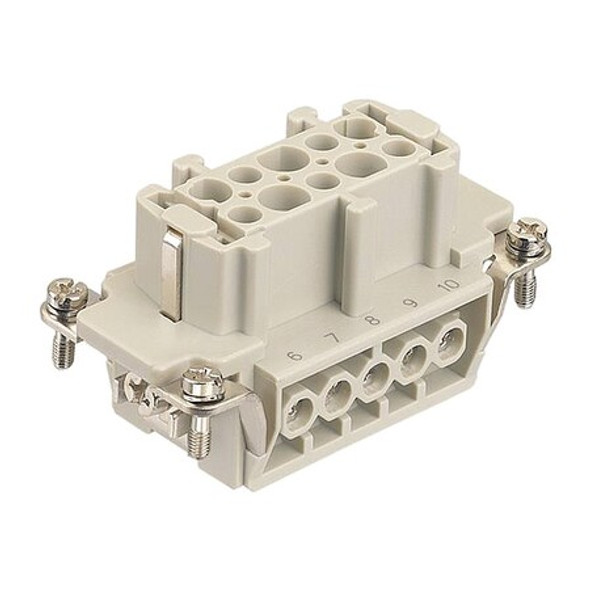 Harting Rectangular Connector Insert,16 A 09330102701