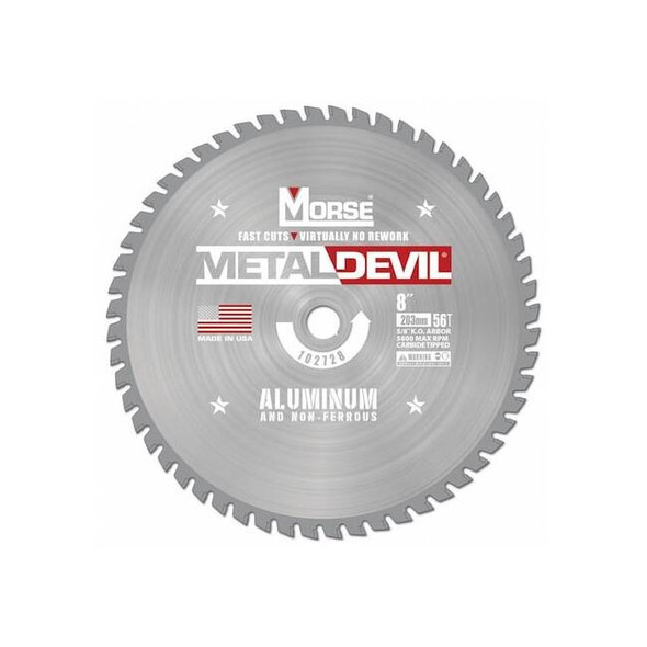 Morse CircularSawBlade,Carbide,Dia:8 102728-WWG