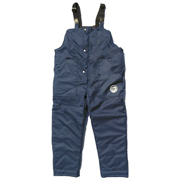 92001 Bib Overalls, Nylon, 10 oz Fabric Weight, 32 in Inseam, Navy, L