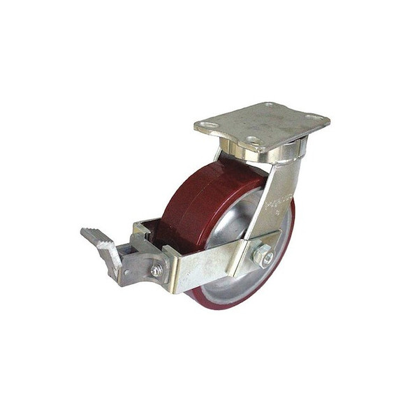 Manufacturer Varies PlateCaster,Swivel,Polyurethane,10 1/8"H P27S-URA080K-16-WK