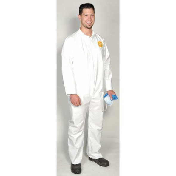 Collared Disposable Coveralls, M, White, ProShield(R) 60, zipper  NG120SWHMD002500