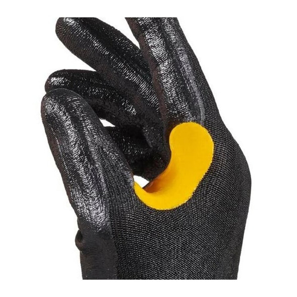 Cut-Resistant Gloves, Cut Level A2 ,Dipped ,Nitrile ,Smooth ,XS 1 PR  22-7913B/6XS