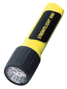 4AA Luxeon LED ProPolymer Alkaline Battery-Powered Flashlight - Yellow 68244