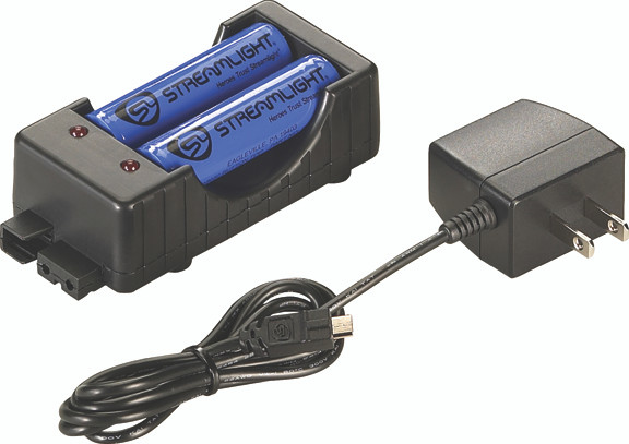 18650 120V AC Charger Kit with Two 18650 Batteries 22011