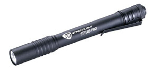 Stylus Pro Alkaline Battery-Powered White LED Pen Light, Black 66118