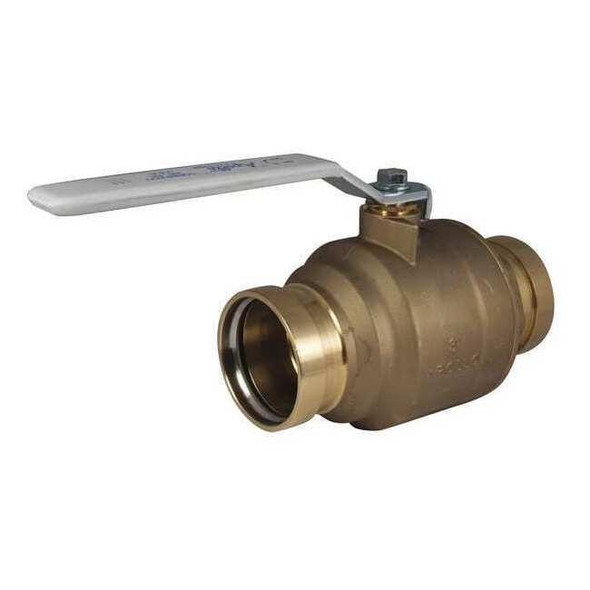 Apollo Valves Manual 2-Way Ball Valve,Press,Brass 77VLF14001