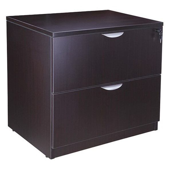 Boss Lateral File,2-Drawer,Mocha N112-MOC