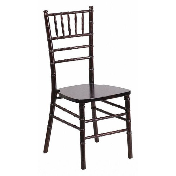 Hercules Chiavari Chair, Wood Back, 15-3/4 in W 18" L 36-1/4" H