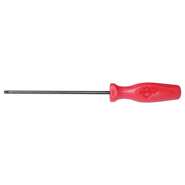 Mayhew Screwdriver,6" L,Torx Tip,Round Shank 27424
