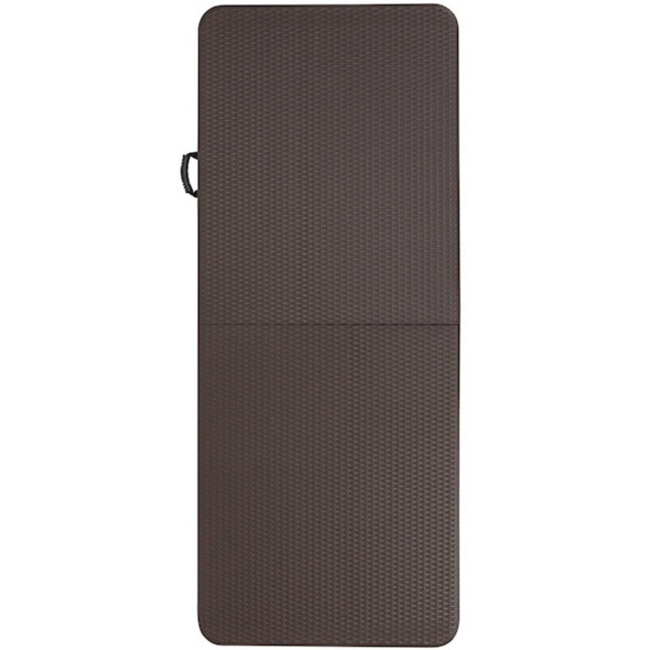 Rectangle Rattan Folding Table,Plastic,Brn,29x71", Plastic Top, Brown  DAD-FT-180Z-GG