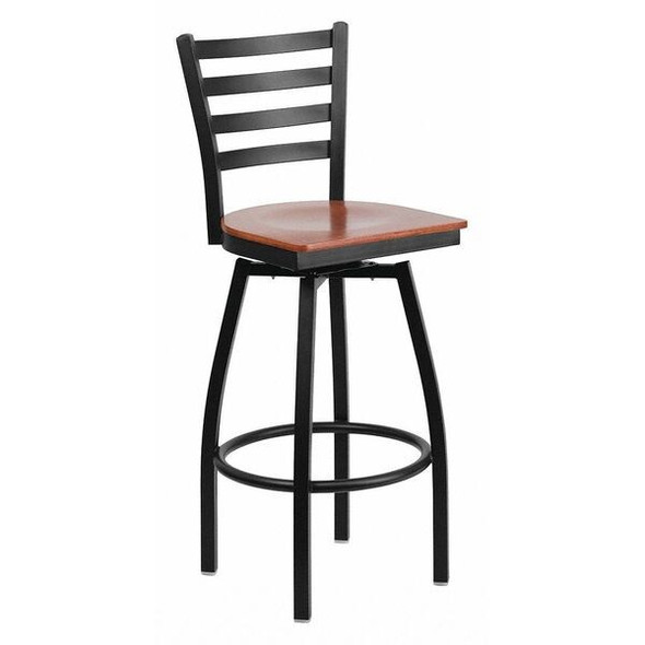 Flash Furniture Restaurant Stool,Ladder Back,Chy Seat XU-6F8B-LADSWVL-CHYW-GG Flash Furniture Restaurant Stool,Ladder Back,Chy Seat XU-6F8B-LADSWVL-CHYW-GG