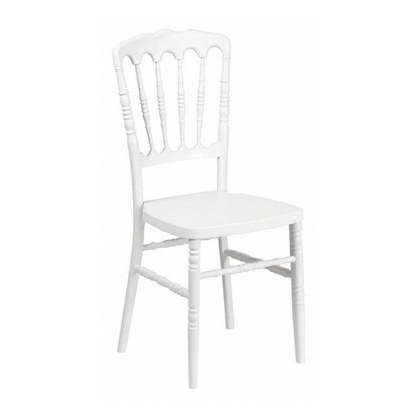 Hercules Napoleon Chair, White Back, 15-1/2 in W 18" L 36-1/4" H