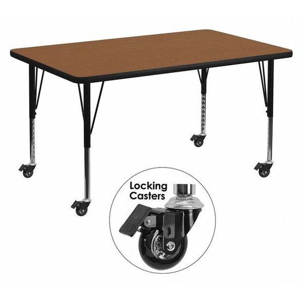 Rectangle Activity Table, Laminate, Wood Grain