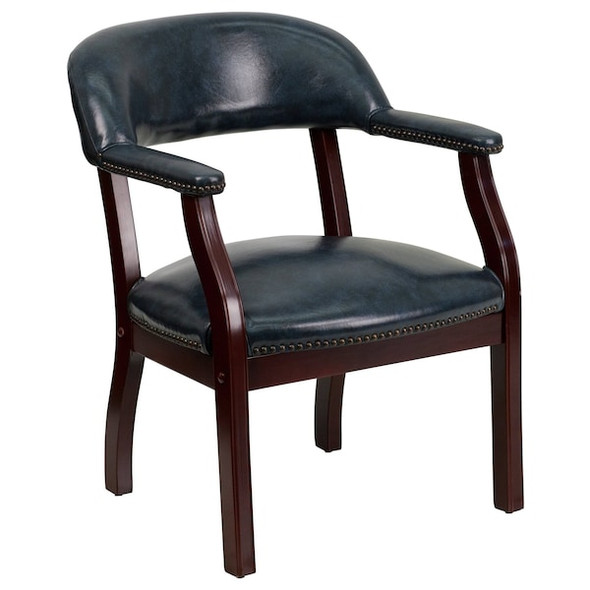 Flash Furniture Navy Vinyl Guest Chair B-Z105-NAVY-GG Flash Furniture Navy Vinyl Guest Chair B-Z105-NAVY-GG