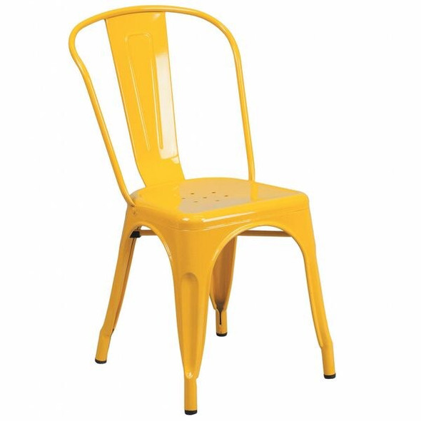 Flash Furniture Yellow Metal Chair CH-31230-YL-GG Flash Furniture Yellow Metal Chair CH-31230-YL-GG