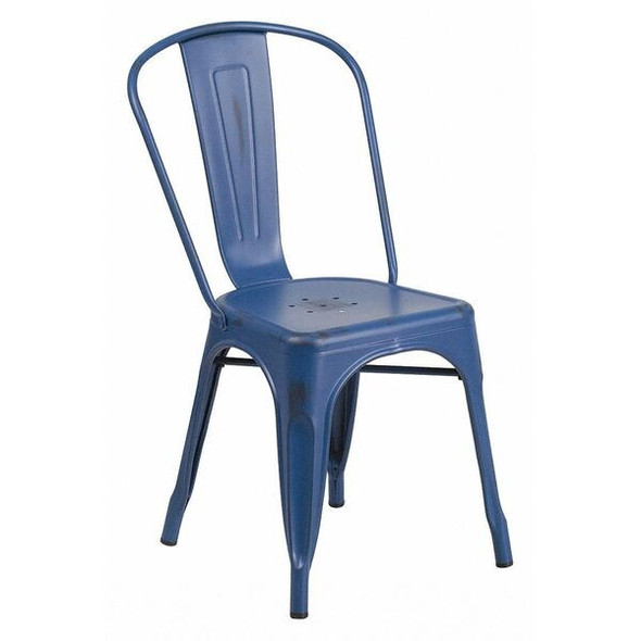 Flash Furniture Distressed Blue Metal Chair ET-3534-AB-GG Flash Furniture Distressed Blue Metal Chair ET-3534-AB-GG