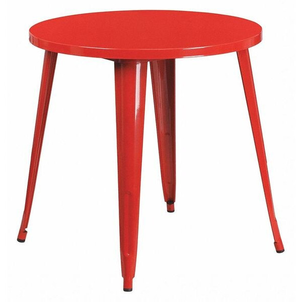 Flash Furniture Red Metal Table,30RD CH-51090-29-RED-GG Flash Furniture Red Metal Table,30RD CH-51090-29-RED-GG