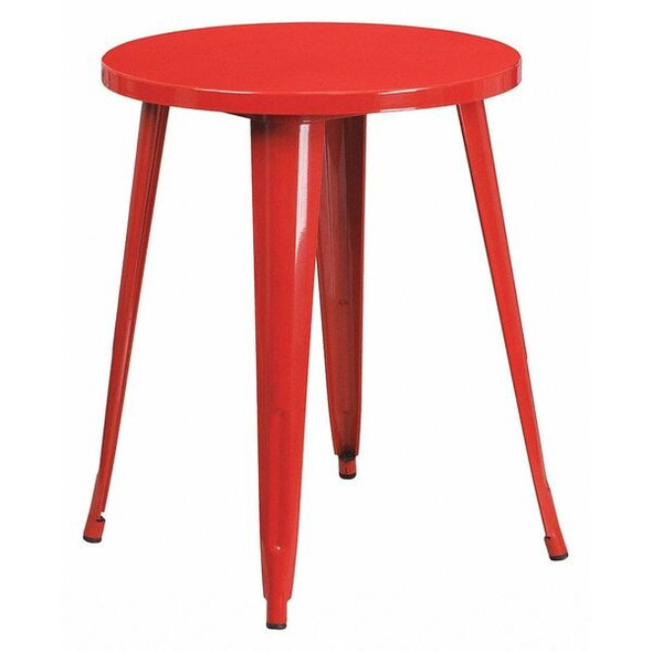 Flash Furniture Red Metal Table,24RD CH-51080-29-RED-GG Flash Furniture Red Metal Table,24RD CH-51080-29-RED-GG