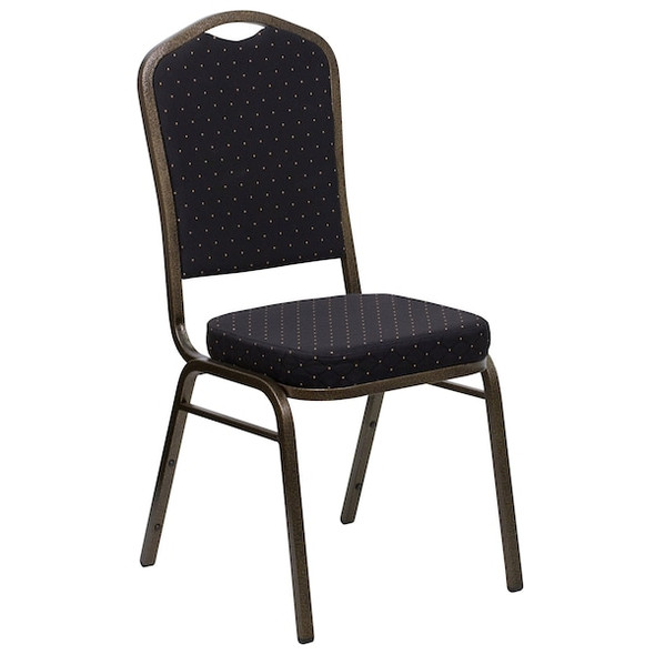 Flash Furniture Black Fabric Banquet Chair,PK4 4-FD-C01-GOLDVEIN-S0806-GG Flash Furniture Black Fabric Banquet Chair,PK4 4-FD-C01-GOLDVEIN-S0806-GG