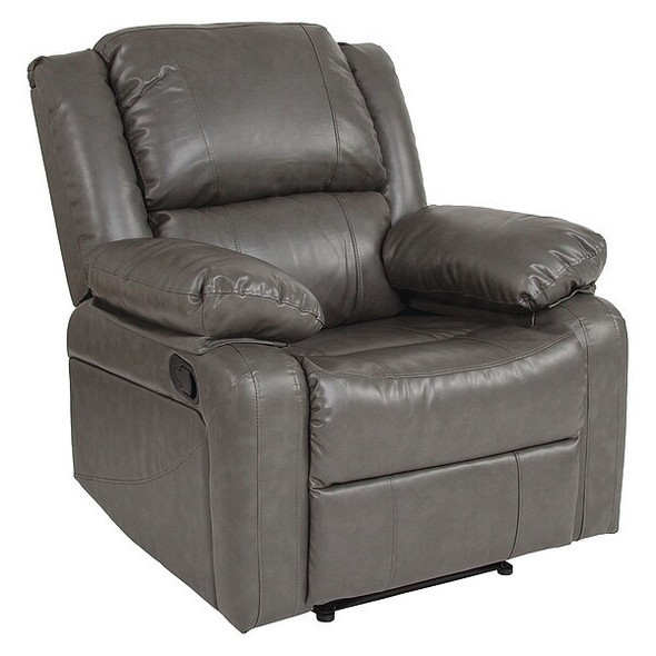 Flash Furniture Harmony Series Leather Recliner,Gray BT-70597-1-GY-GG Flash Furniture Harmony Series Leather Recliner,Gray BT-70597-1-GY-GG