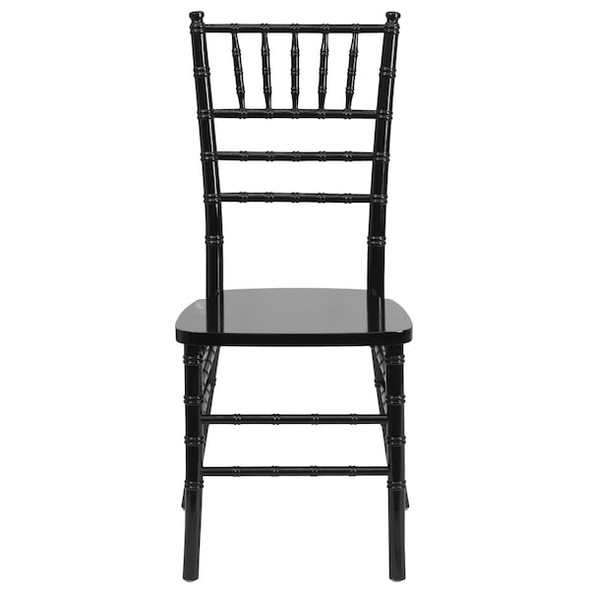 Flash Furniture Hercules Chiavari Chair, Black Back, 15-3/4 in W 18" L 36-1/4" H XS-BLACK-GG