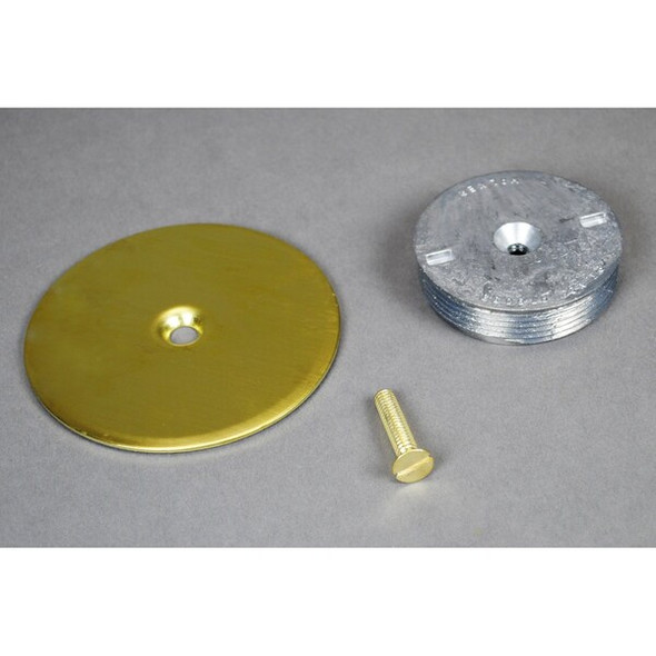 Wiremold Abandon Plate,Brown,Brass 1043B